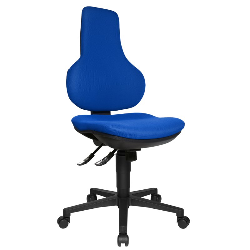 Topstar bureaustoel Ergo Point SY, blauw, synchronmechaniek, 110 kg
